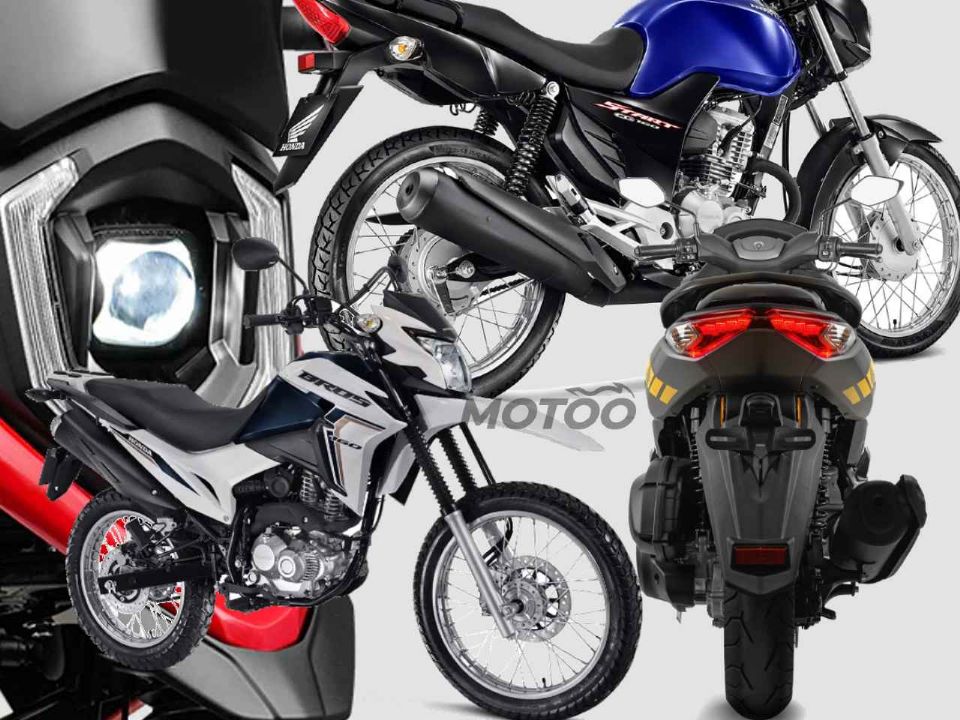 Qual o modelo de moto mais produzido em 2019 por marca?