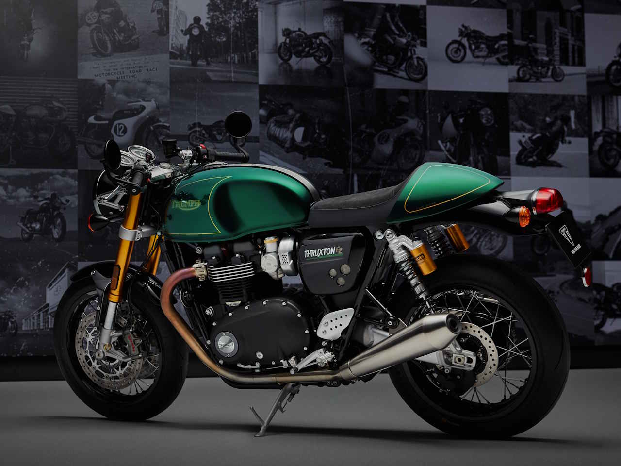 TriumphThruxton 2024 - 3/4 traseira