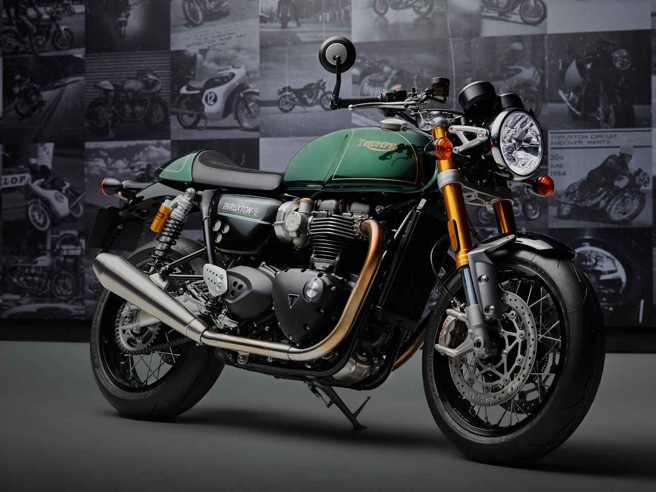 TriumphThruxton 2024 - 3/4 frente