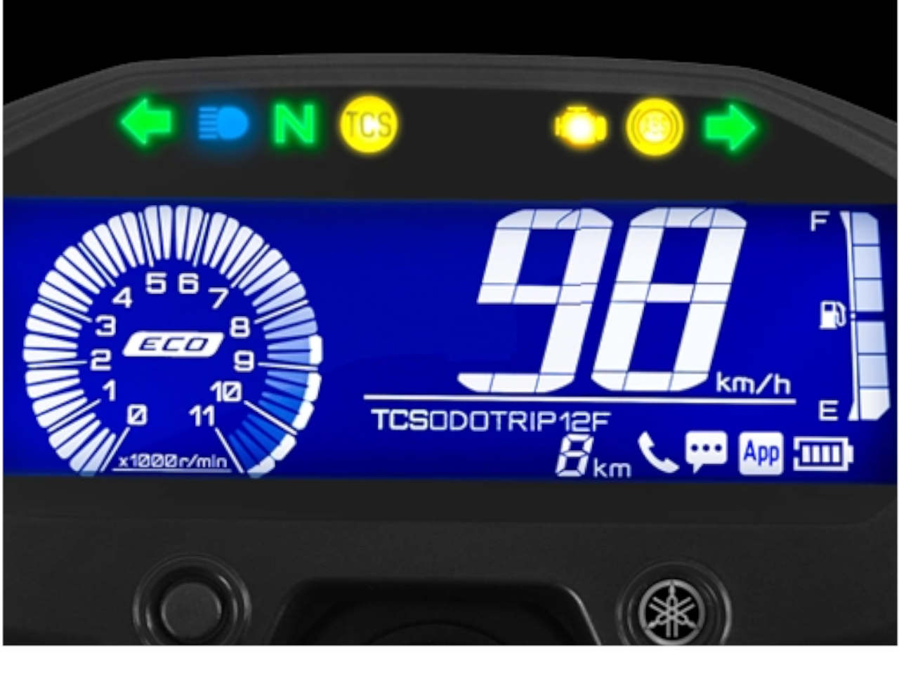 YamahaFZ-X 2023 - painel