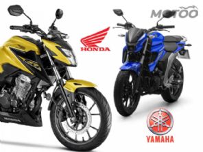 Yamaha FZ25 supera Honda CB 300F em maro