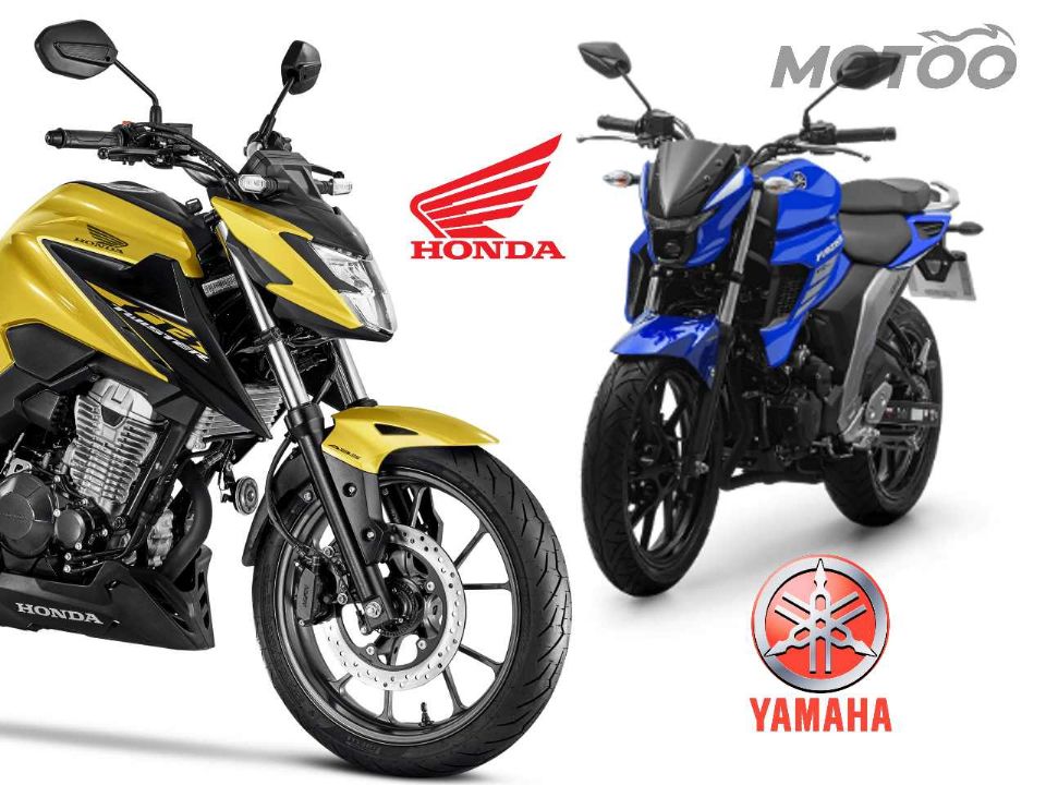 Honda CB 300F Twister e Yamaha Fazer FZ25
