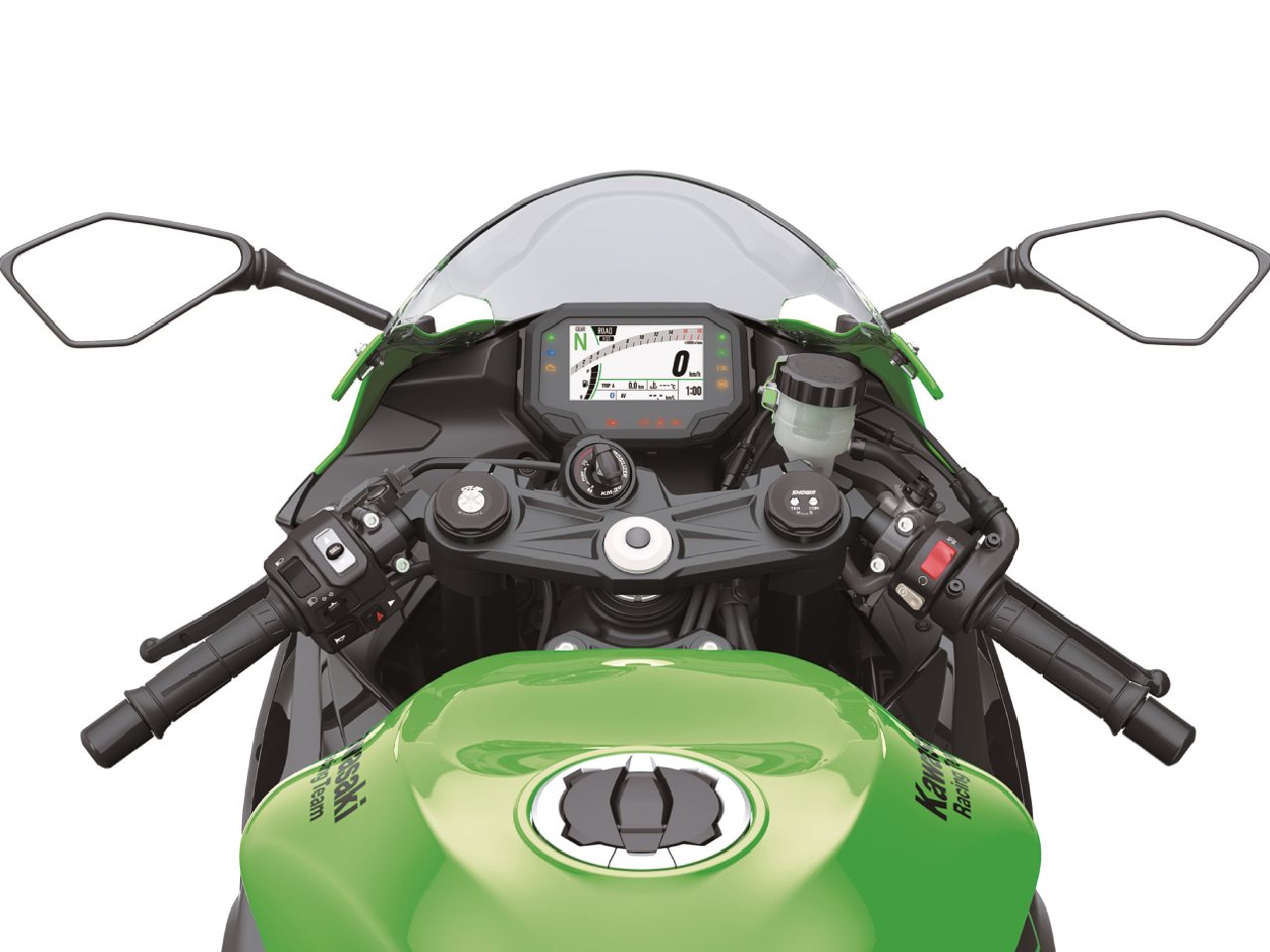 KawasakiNinja ZX-6R 2024 - painel