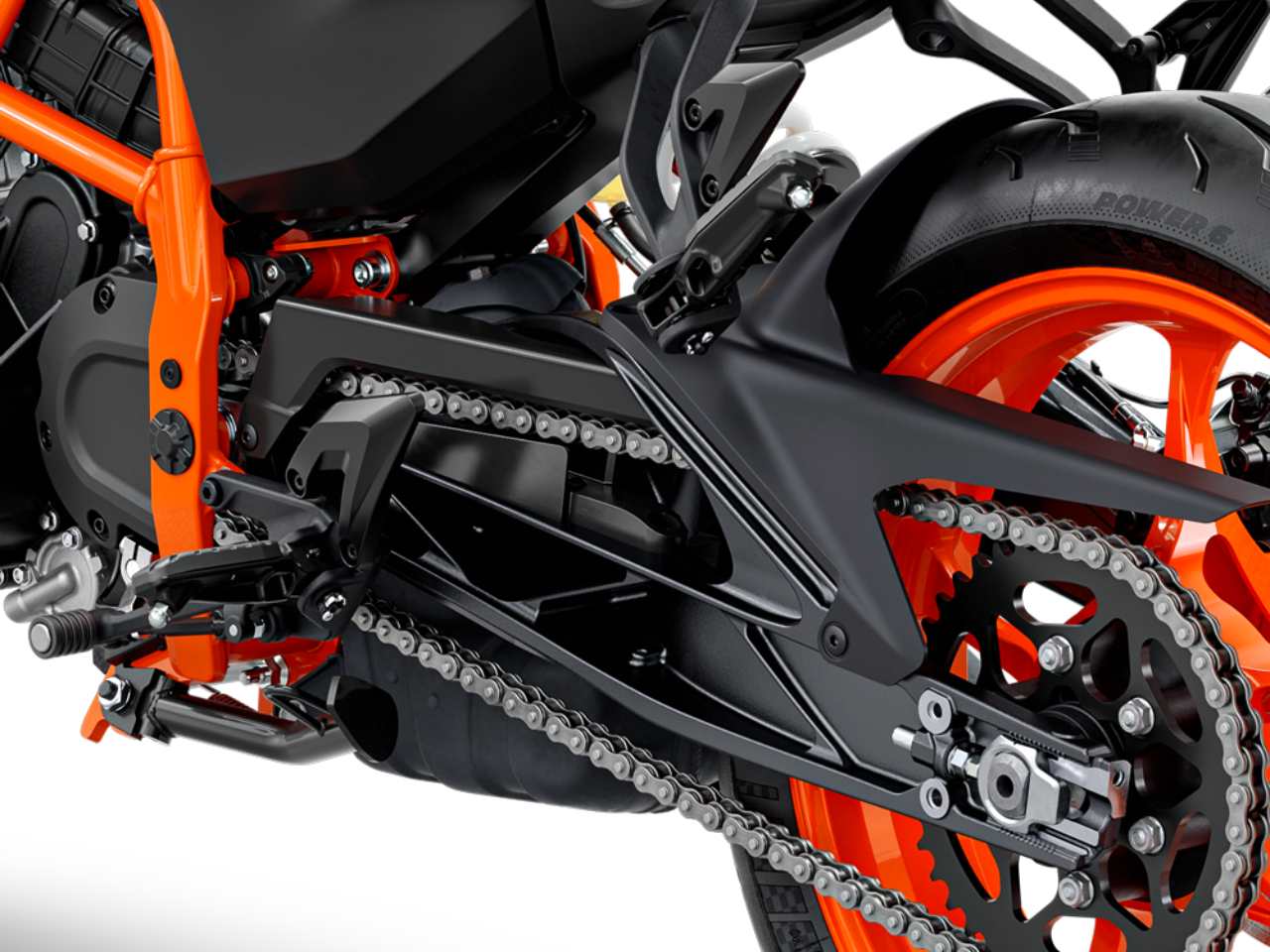 KTM390 Duke 2024 - 3/4 traseira