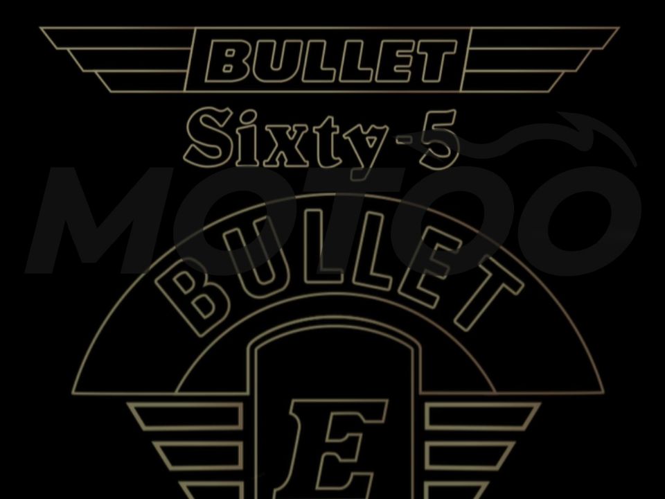 Logotipos Bullet Sixty-5 e Bullet E divulgados pela Royal Enfield