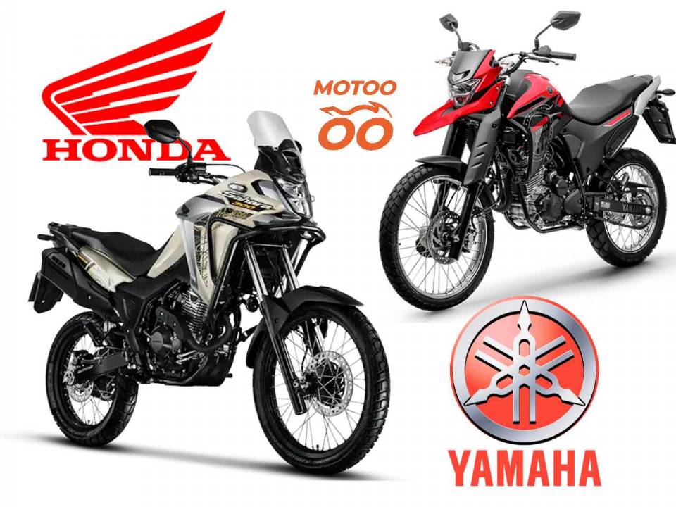 Honda Sahara 300 e Yamaha Lander 250