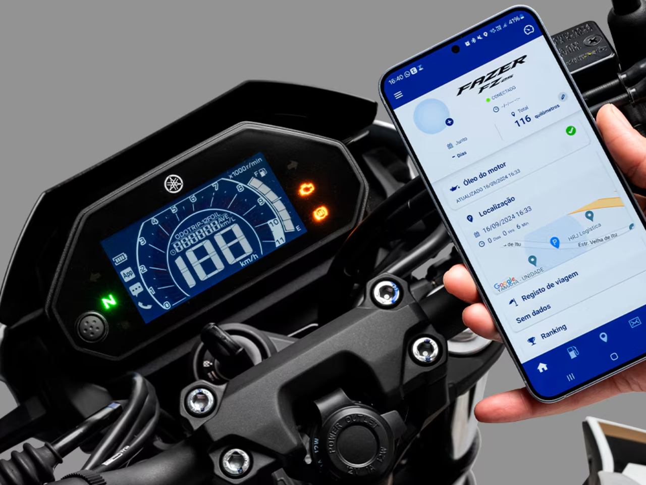 Yamaha�Fazer FZ25 2026 - painel
