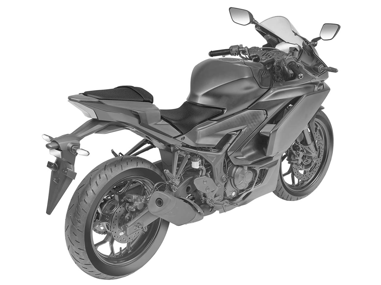 Yamaha�R15 2025 - traseira