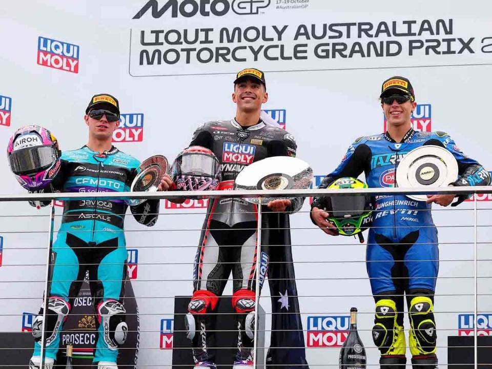 Diogo Moreira - Pódio no GP da Austrália