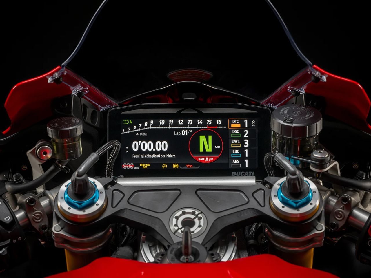 Ducati�Panigale V4 2025 - painel