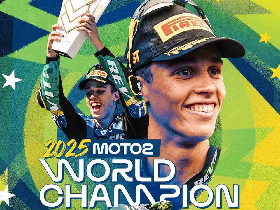 Diogo Moreira Campeão Mundial da Moto2