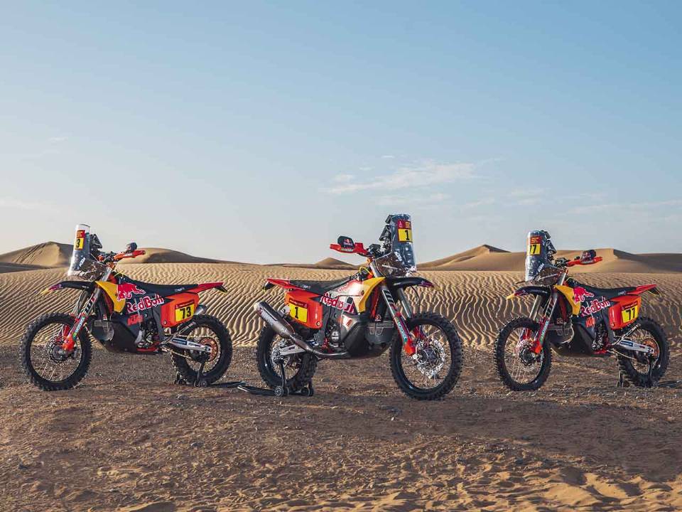 Equipe KTM pronta para o Dakar 2026