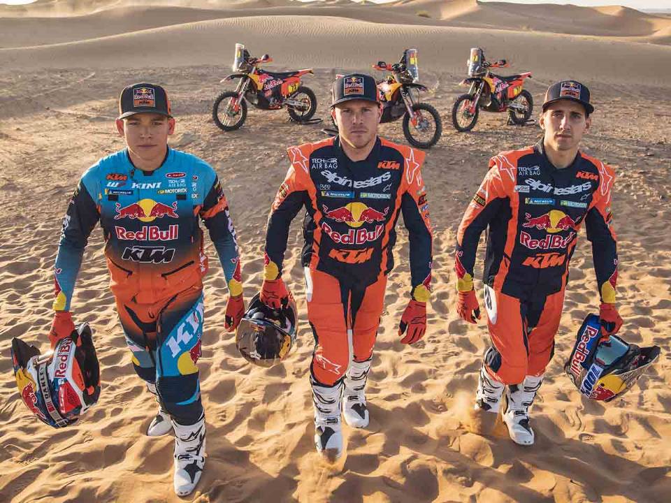 Equipe KTM pronta para o Dakar 2026