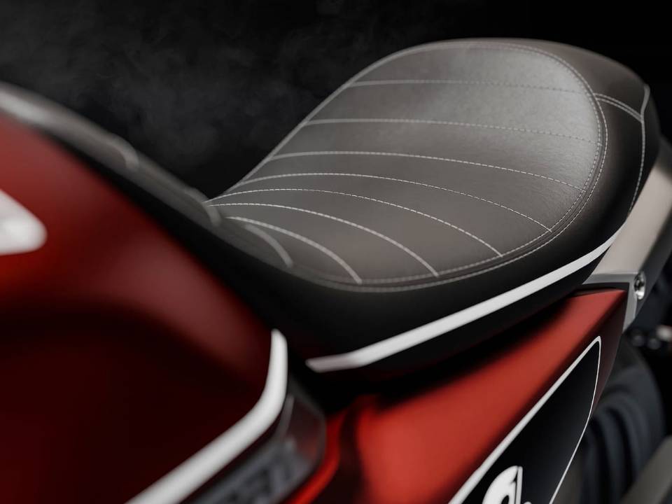 Moto Morini 3&frac12; Sport - Detalhe do banco