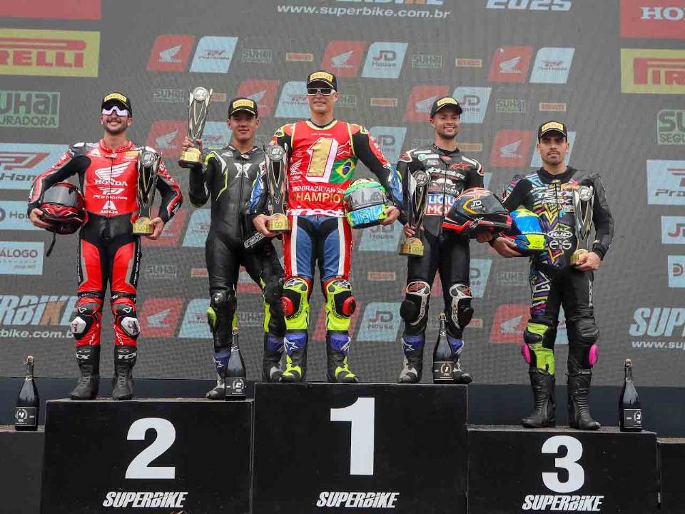 SuperBike Brasil - Pódio em Londrina