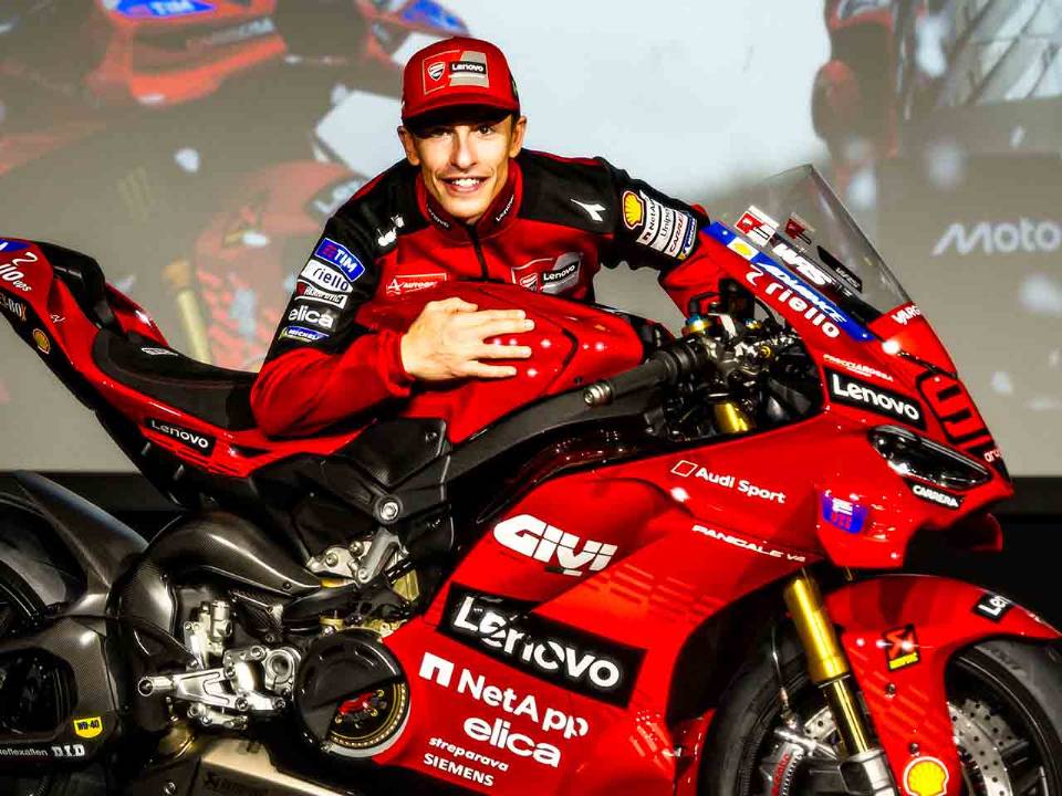 Ducati apresenta a Panigale V4 Márquez 2025: réplica da campeã da