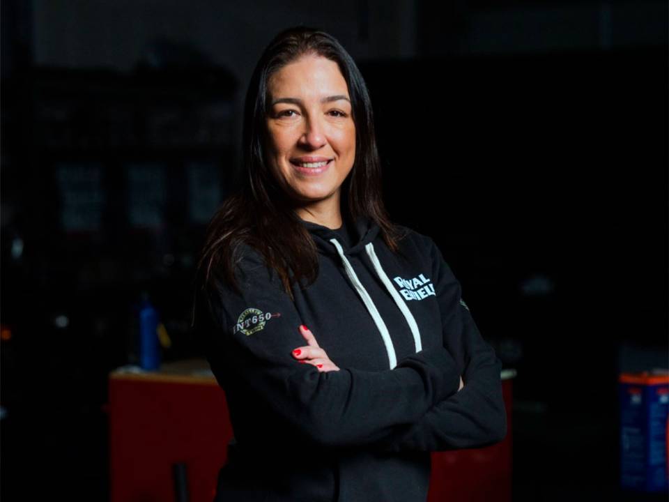 Tati Paze, brasileira que vai disputar o BTR 2025, da Royal Enfield Tati Paze, brasileira que vai disputar o BTR 2025, da Royal Enfield