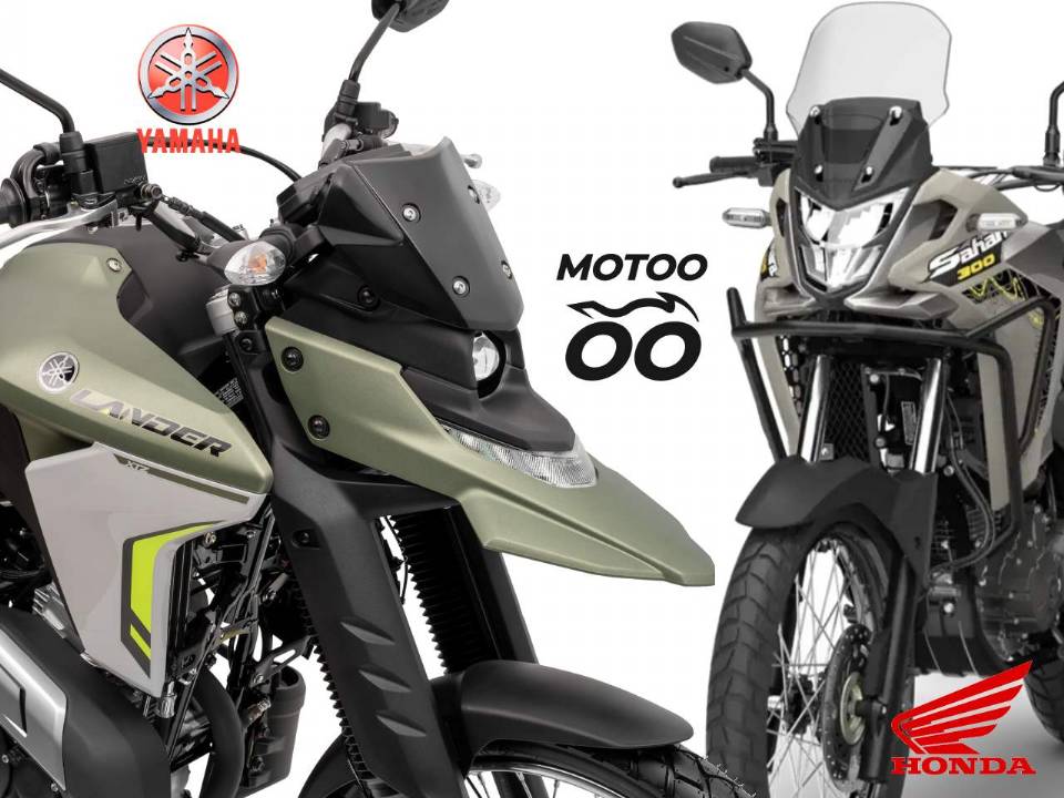 Yamaha Lander 250 e Honda Sahara 300, opes trail no Brasil