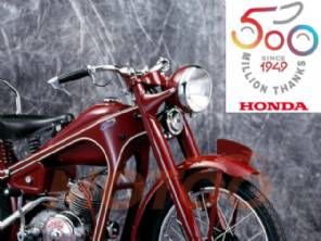 Honda atinge 500 milhões de motos produzidas