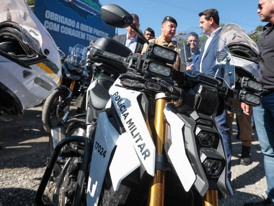 Nova Suzuki da PM do Paraná