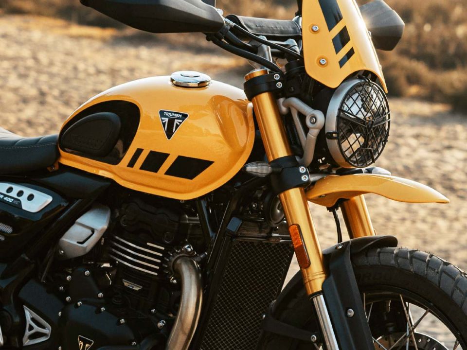 Triumph�Scrambler 400 XC 2026 - 3/4 frente