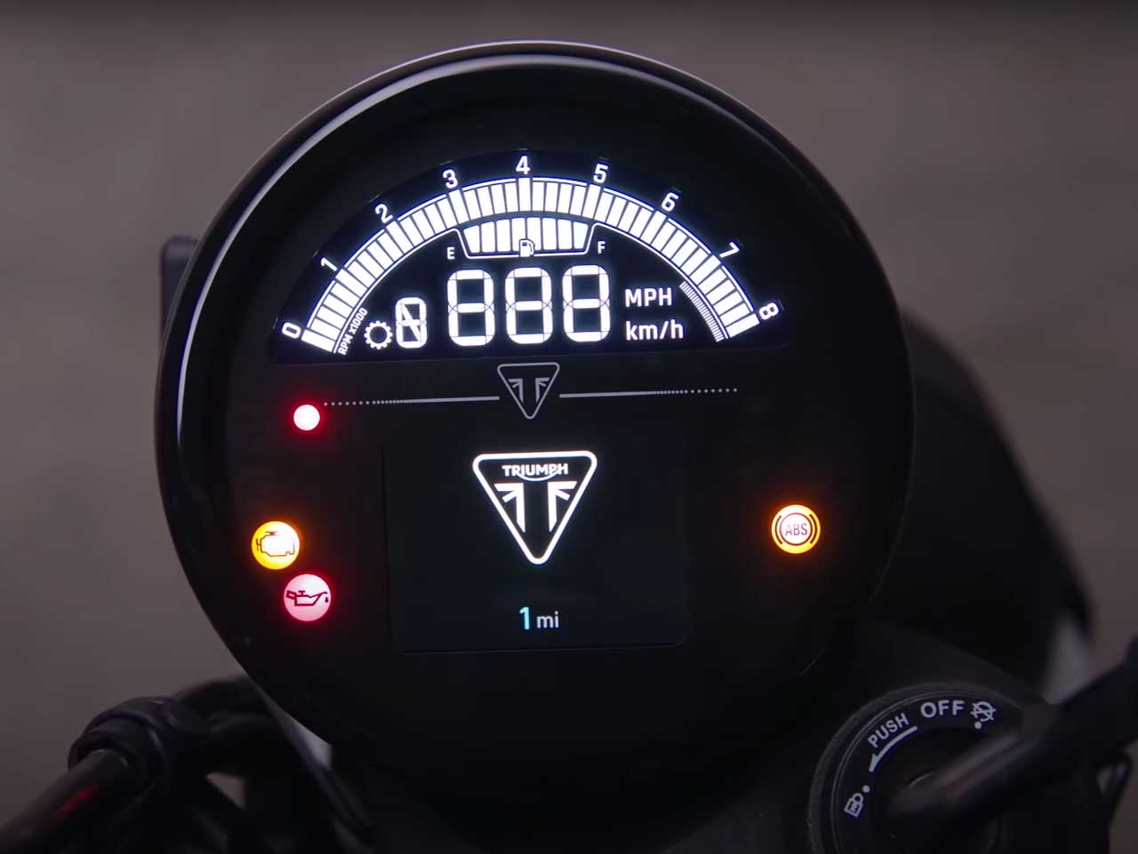 Triumph�Speed Twin 900 2025 - painel
