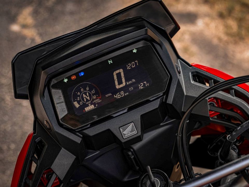 Honda�Sahara 300 2026 - painel