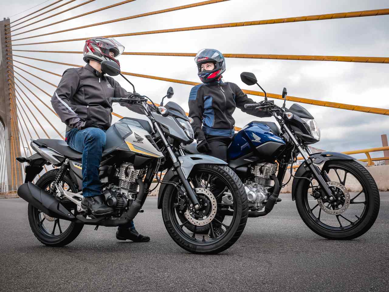Honda�CG 160 2026 - 3/4 frente