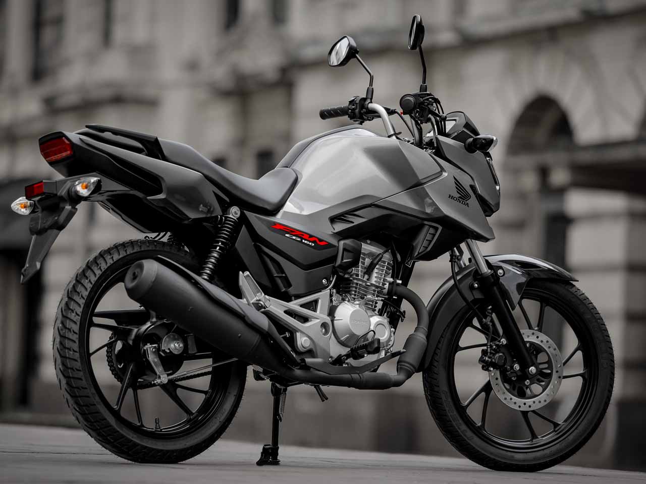 Honda�CG 160 2026 - lateral