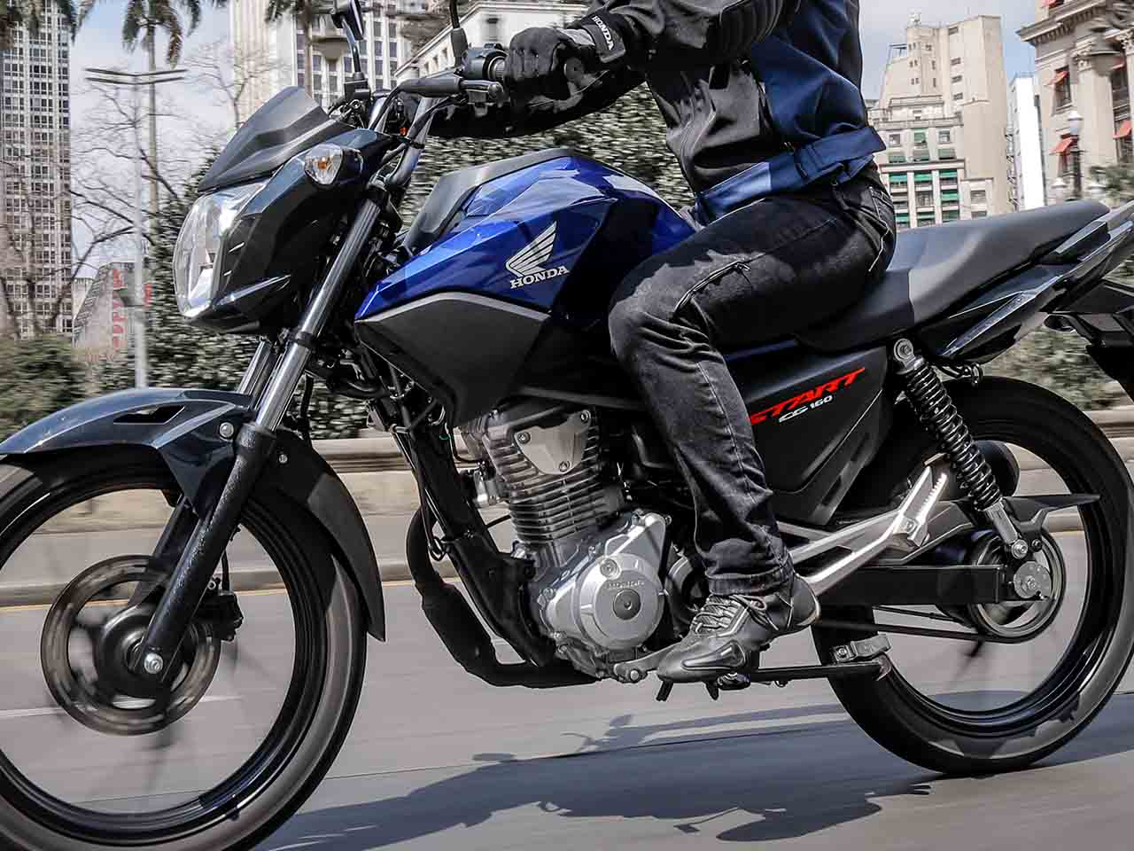 Honda�CG 160 2026 - lateral