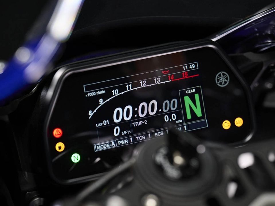 Yamaha�R1 2026 - painel