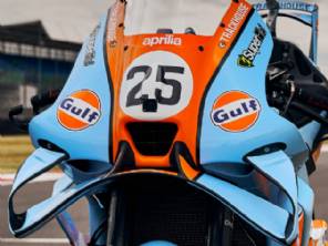 Aprilia mostra pintura hist�rica inspirada na Ford GT40