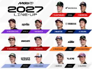 MotoGP 2027: equipes e pilotos definidos; veja como fica no novo grid