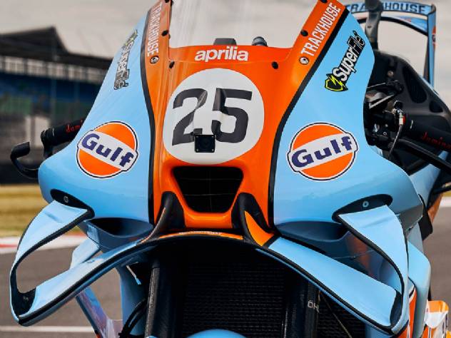 Aprilia mostra pintura hist�rica inspirada na Ford GT40