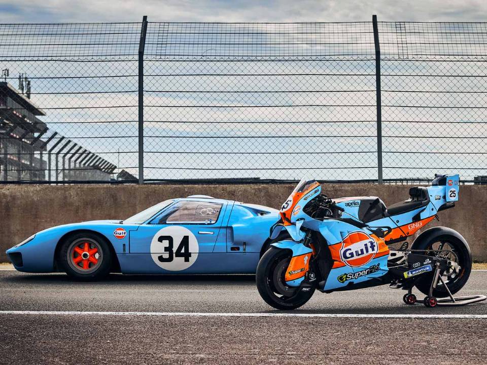 Aprilia - inspiração Ford GT40