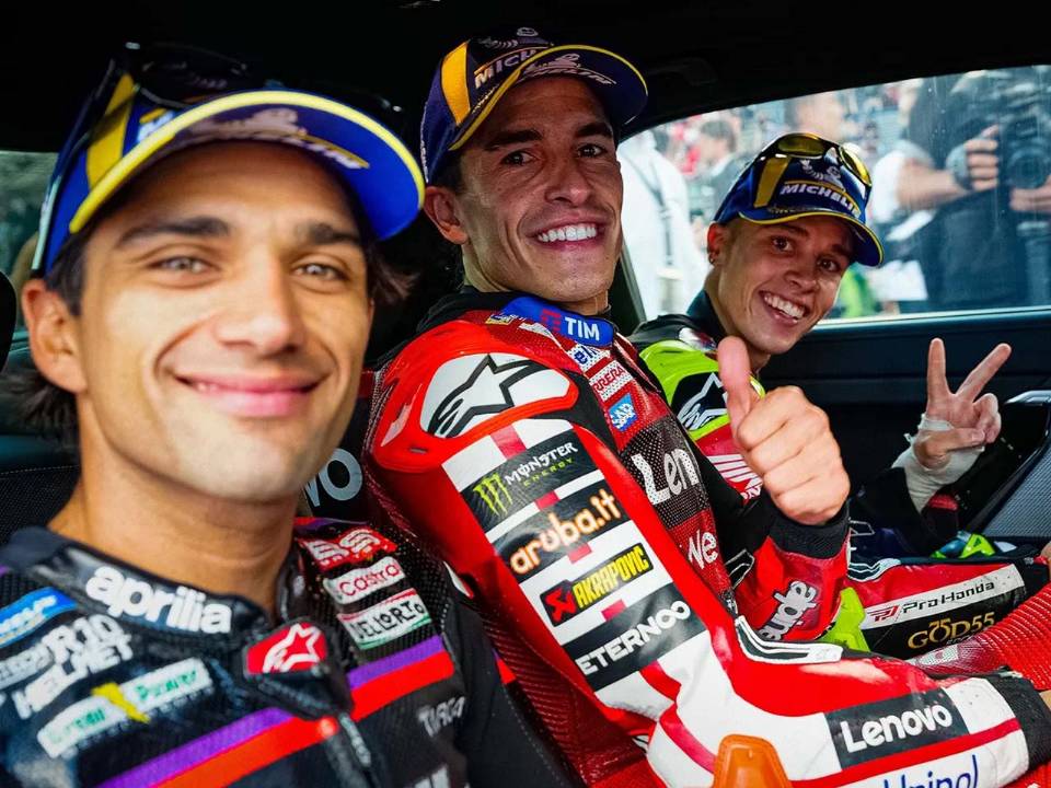 Jorge Martín, Marc Marquez e Diogo Moreira