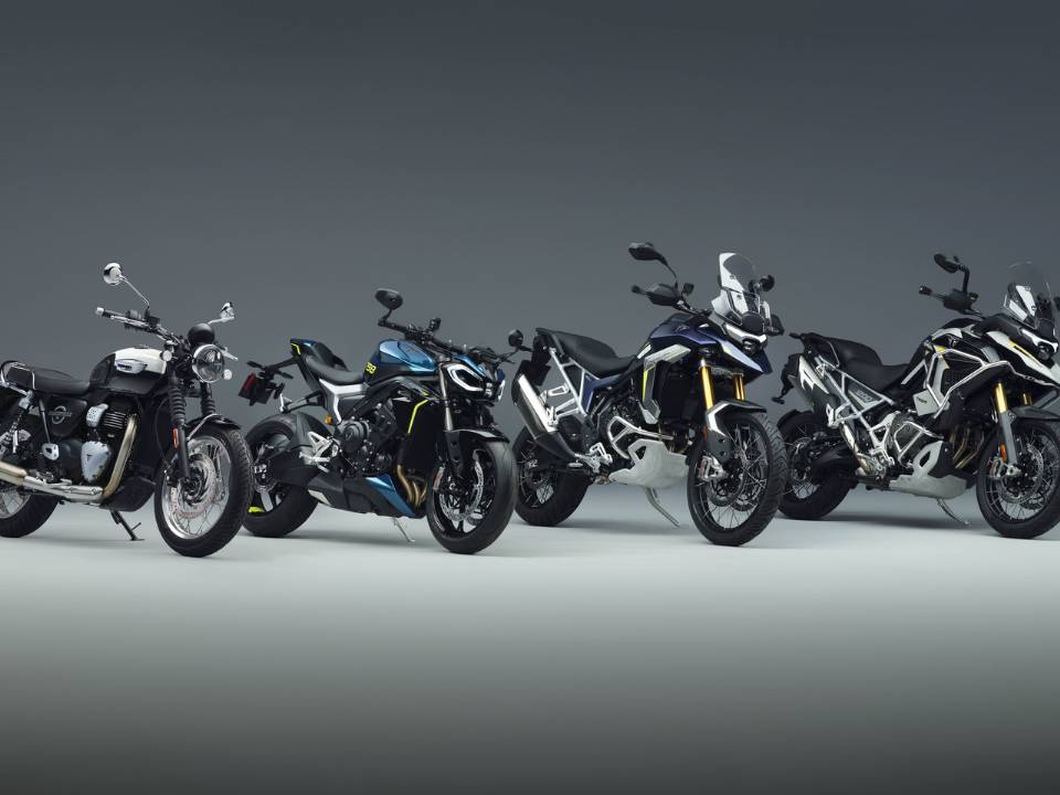 Modelos linha 2027 da Triumph