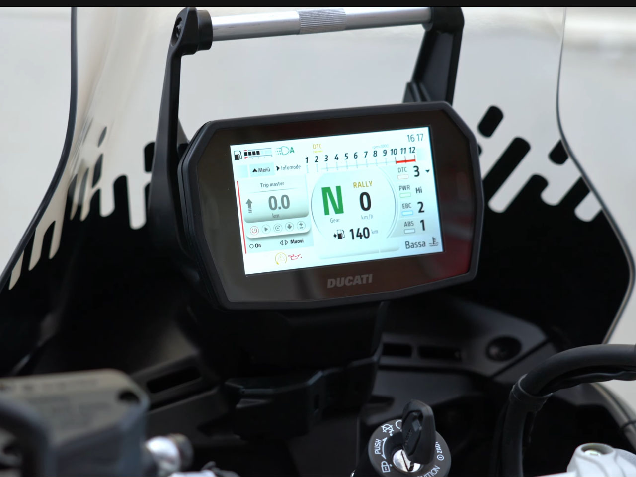 Ducati�DesertX 2026 - painel