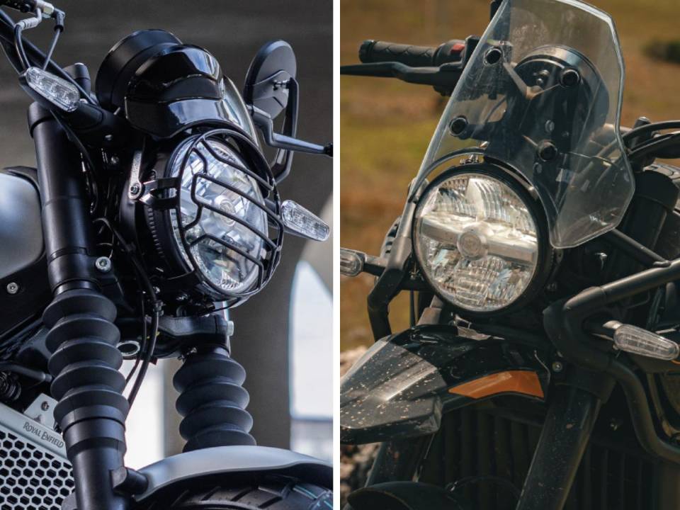 Royal Enfield Guerrilla 450 e Himalayan 450