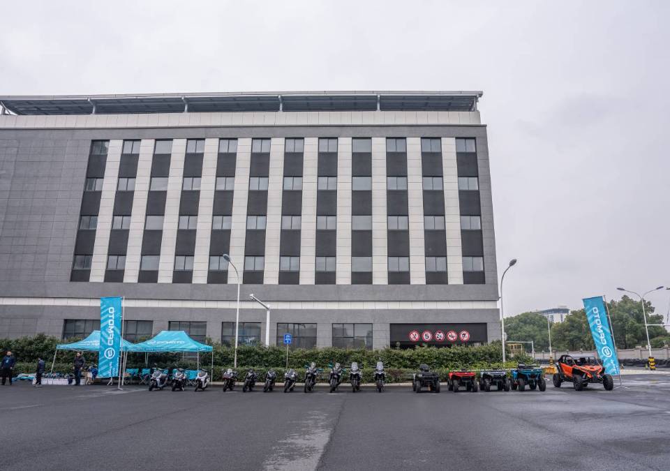 Sede da CFMoto em Hangzhou, na China