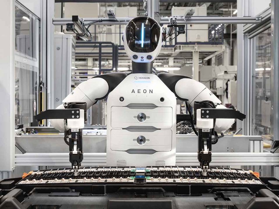 Robô Humanoide na fábrica da BMW