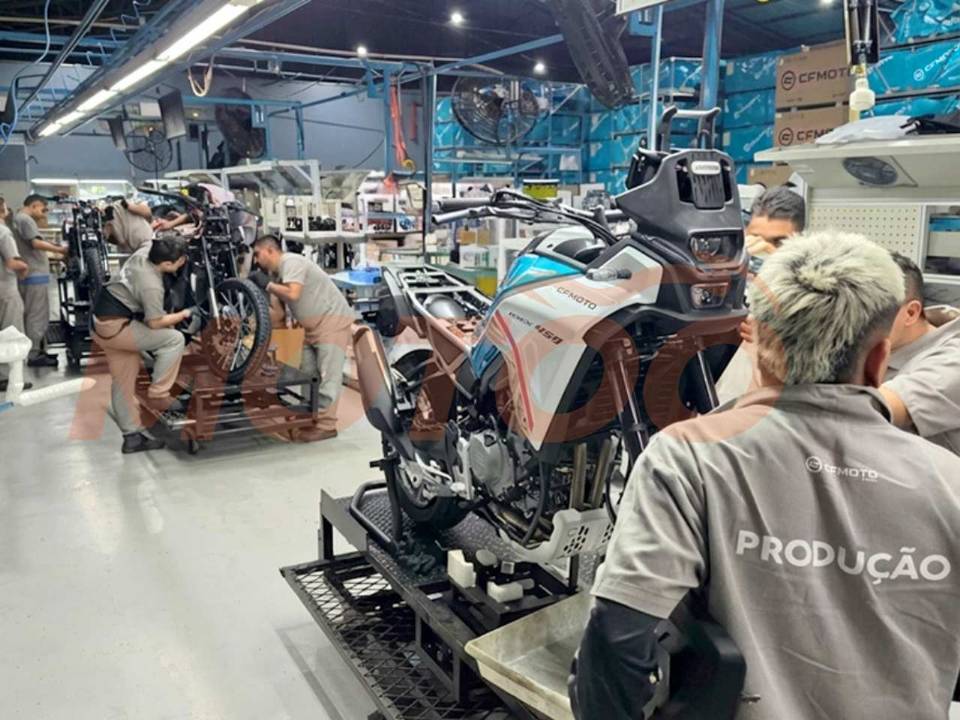 CFMoto come�a montagem de motos em Manaus