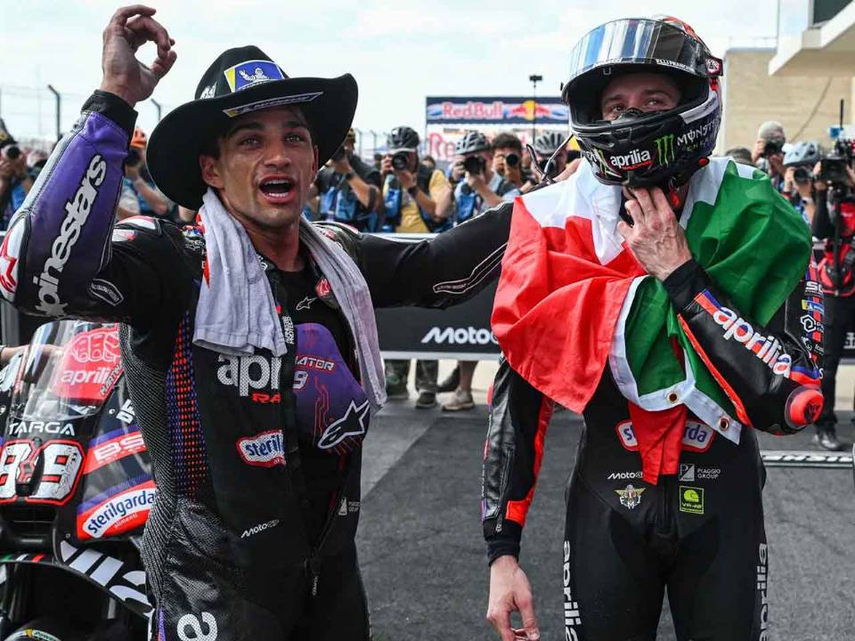Dobradinha da Aprilia - Marco Bezzecchi e Jorge Martín