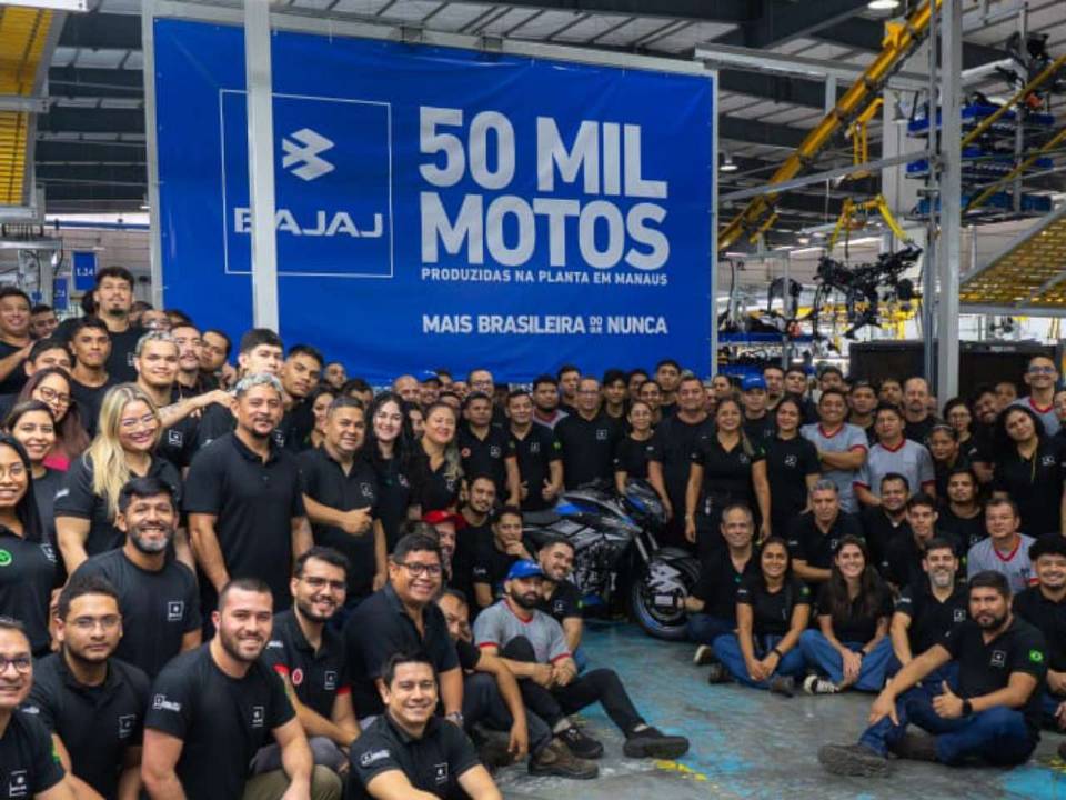 Bajaj completa 50 mil motos montadas em sua fábrica brasileira