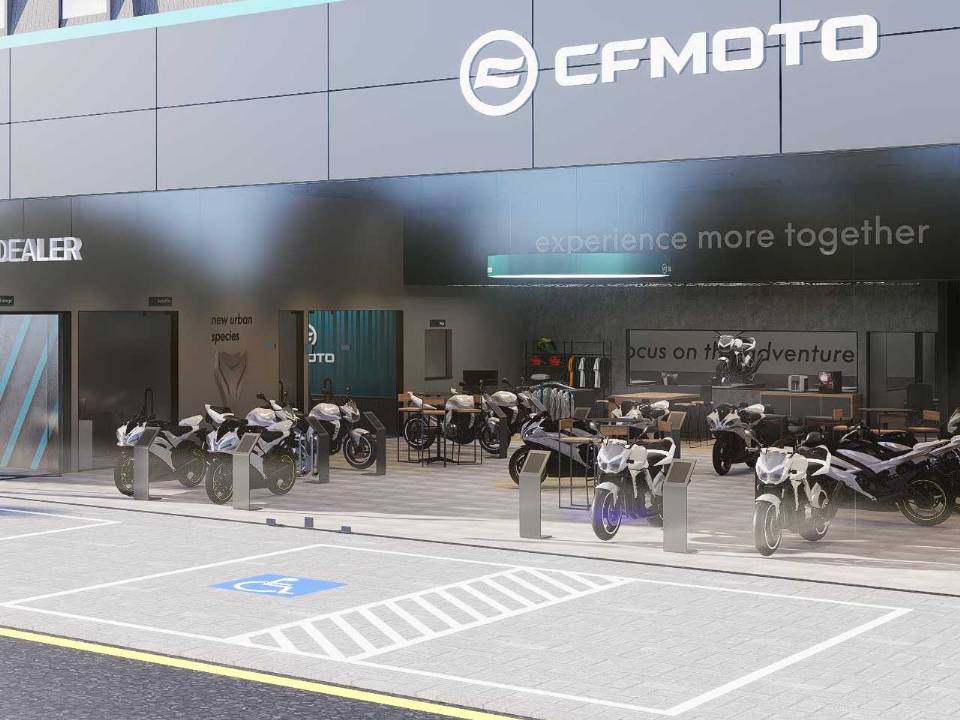 Loja CFMoto - Imagem ilustrativa