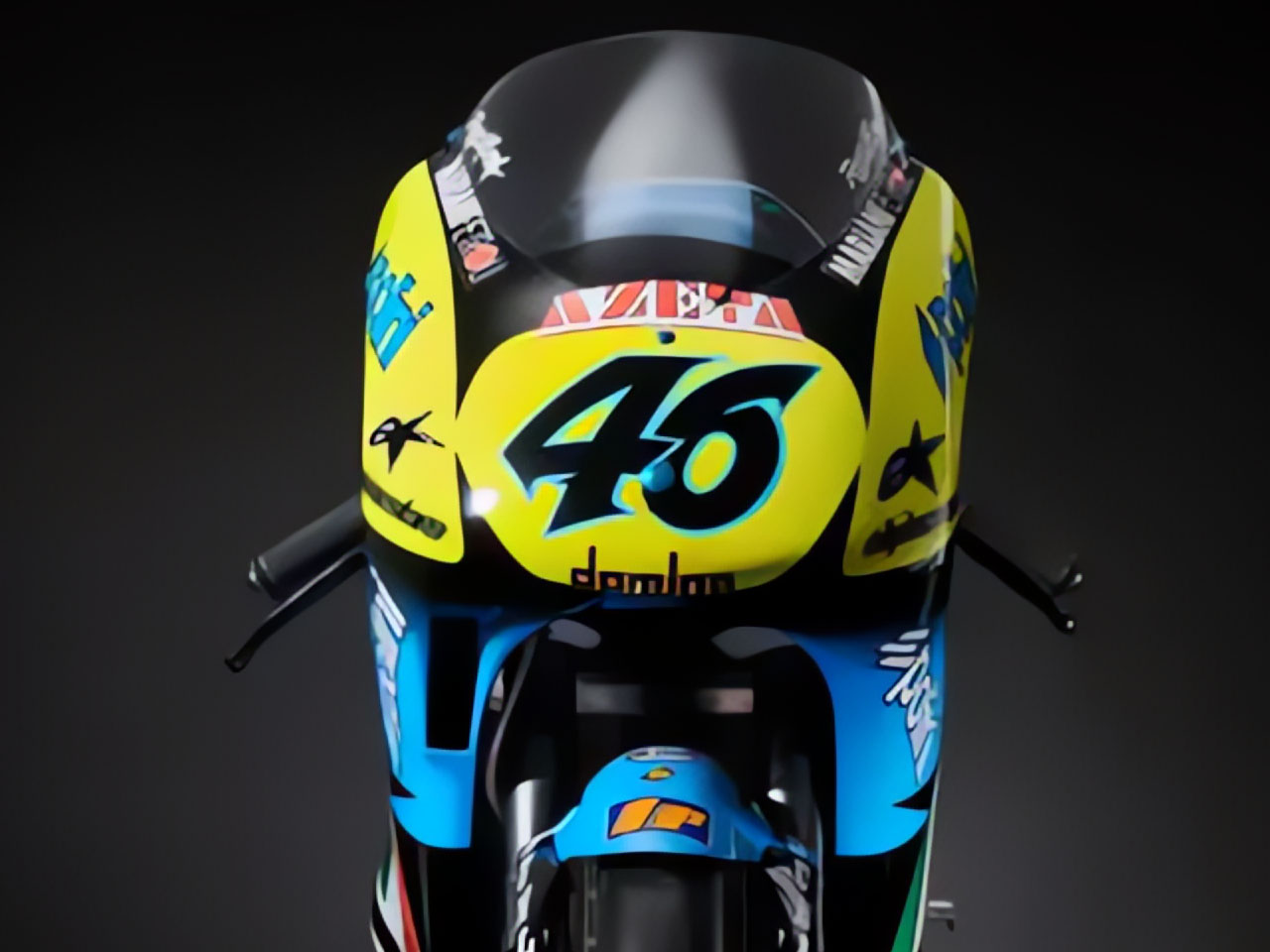 趣味・スポーツ・実用 Valentino Rossi MotoGenius Galeria de fotos: Moto da 1ª vitória de Valentino Rossi no Mundial