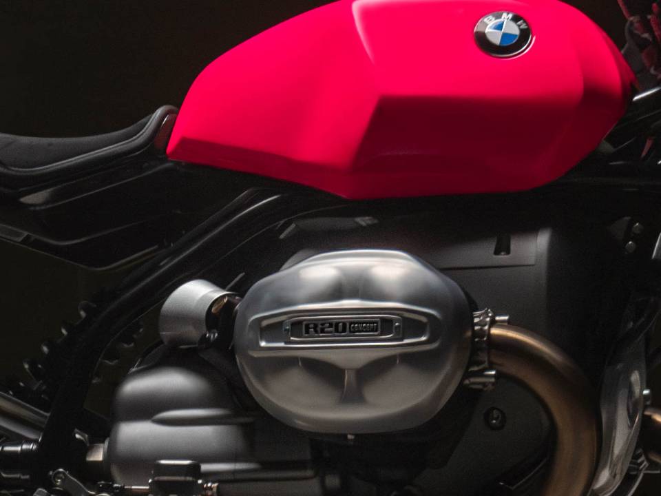 Detalhe do motor do conceito BMW R20