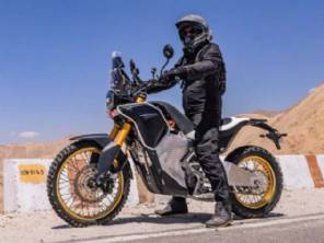 Royal Enfield mostra a nova Himalayan el�trica em evento