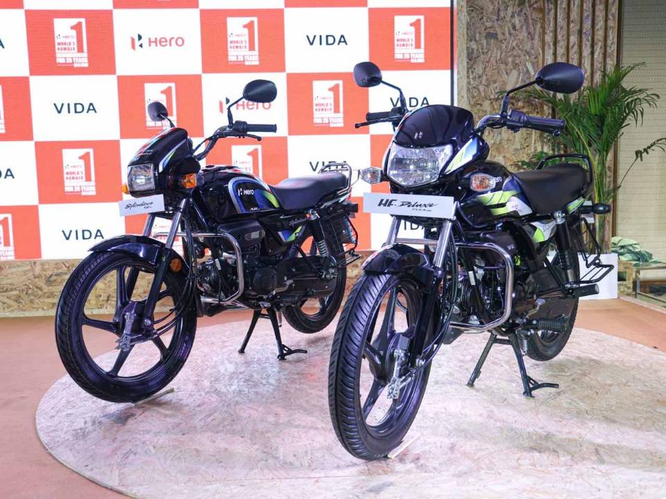 Hero lança primeiras motos flex de 100 cc da Índia