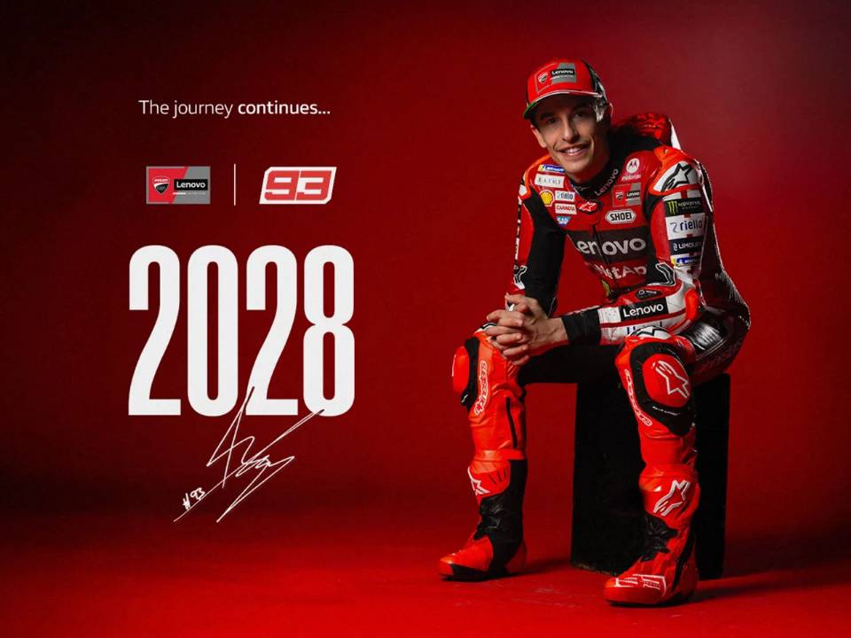 Marc Márquez renova com a Ducati